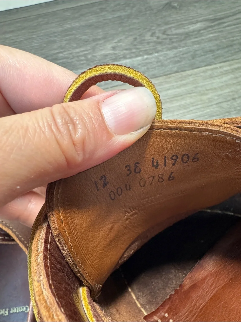 Allen Edmonds Brown Leather Boat Shoes men’s SZ 12 (h181)
